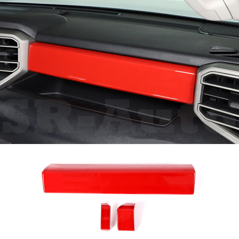 ABS Red Dashboard Trim Cover for 2023-24 Toyota Sequoia-image