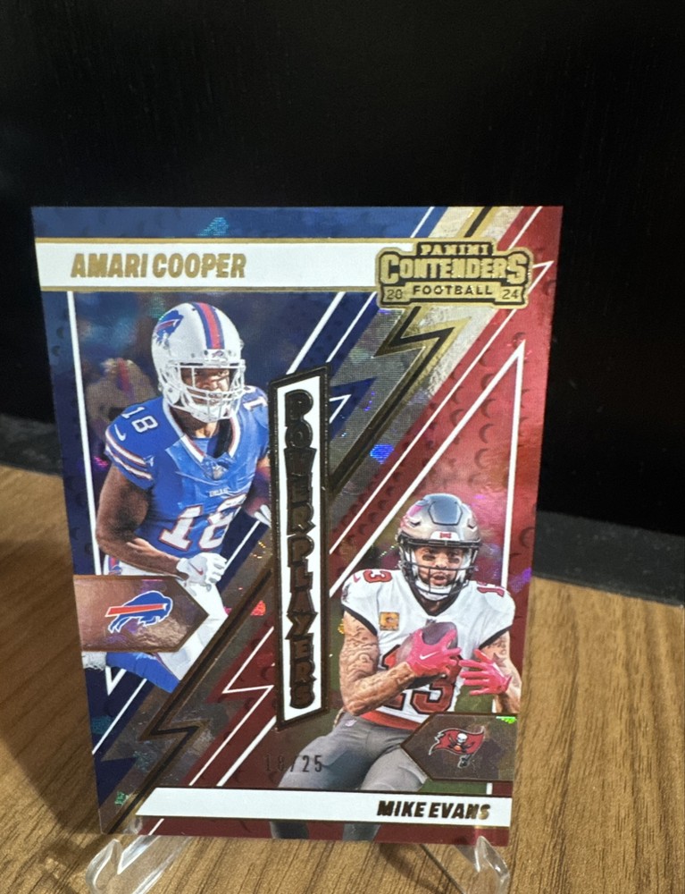 2024 Panini Contenders - Power Players Mike Evans, Amari Cooper  Cracked Ice /25
