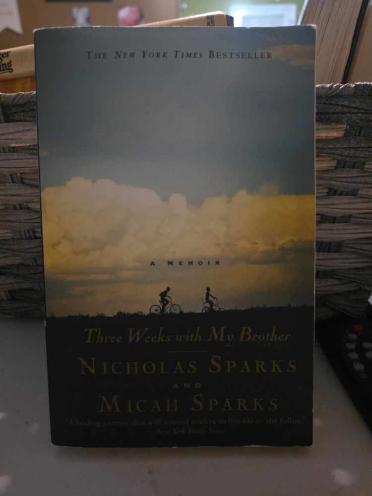 Three Weeks with My Brother by Nicholas Sparks and Micah Sparks (2006, Perfect)