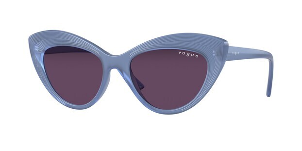 VOGUE VO5377S 29171A Opal Light Blue Dark Violet 52mm Stylish Women's Sunglasses for Women Fashion Sun Protection