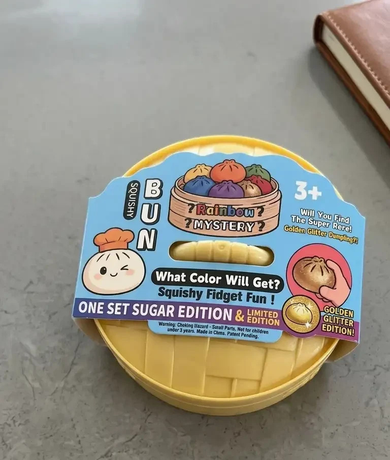 Mystery Squishy Bun Mystery Dumpling GLITTER USA