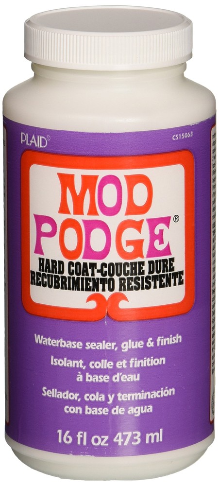 Mod Podge CS15063 Waterbased Sealer, Glue & Finish, 16 oz, Hard Coat, 16 Ounc...
