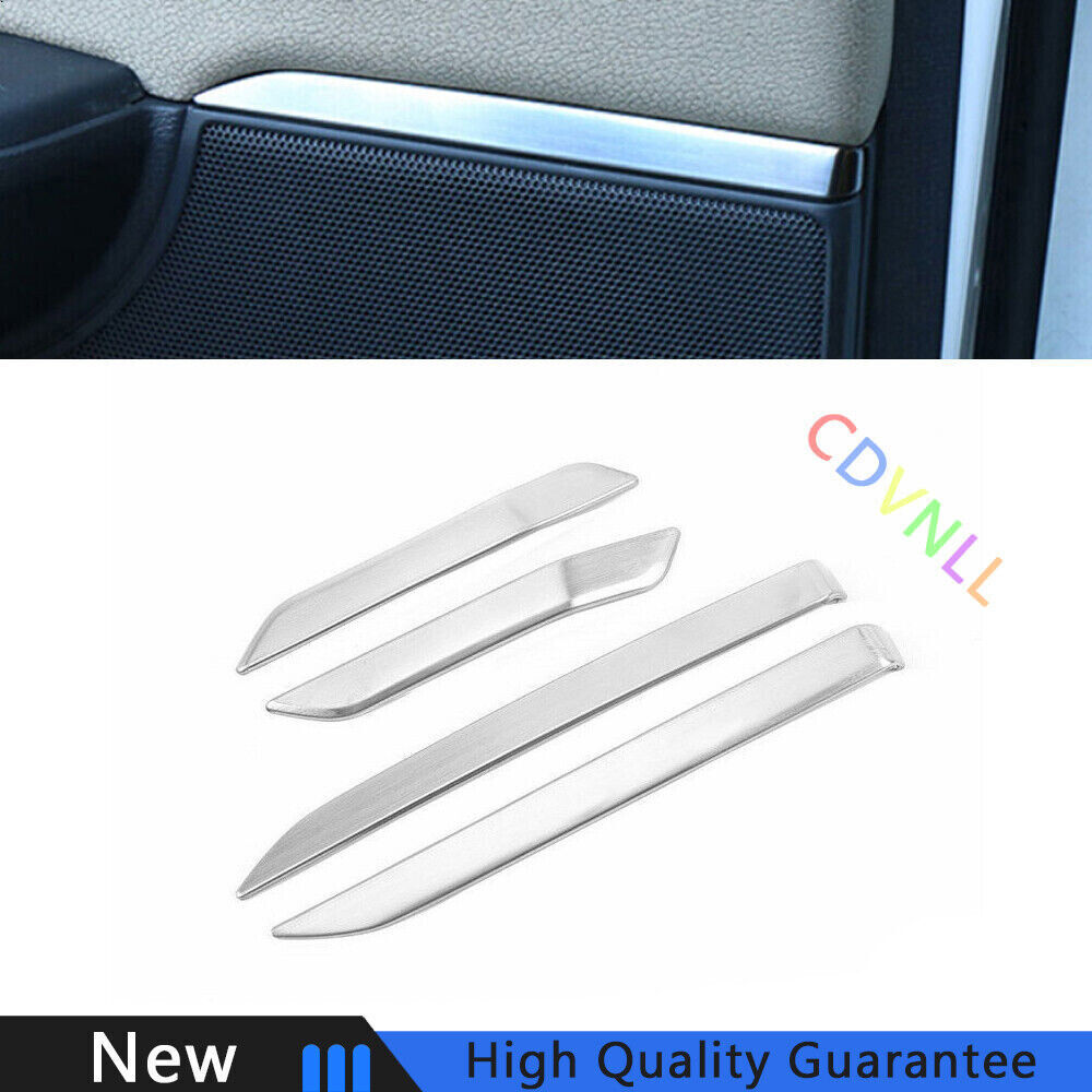 For Honda CRV CR-V 17-2022 Silver Titanium Car Interior Door Panel Cover Trim 4X