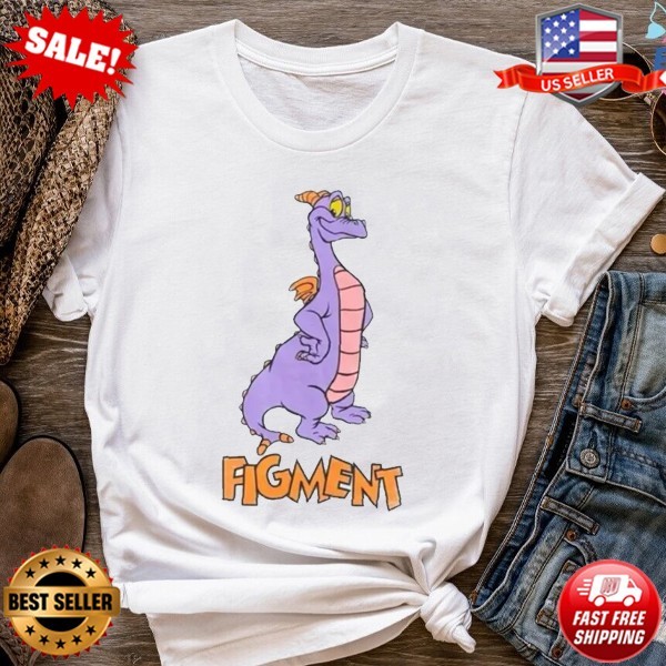 VINTAGE 90s Disney Figment Dragon Epcot T-Shirt  | S-5XL