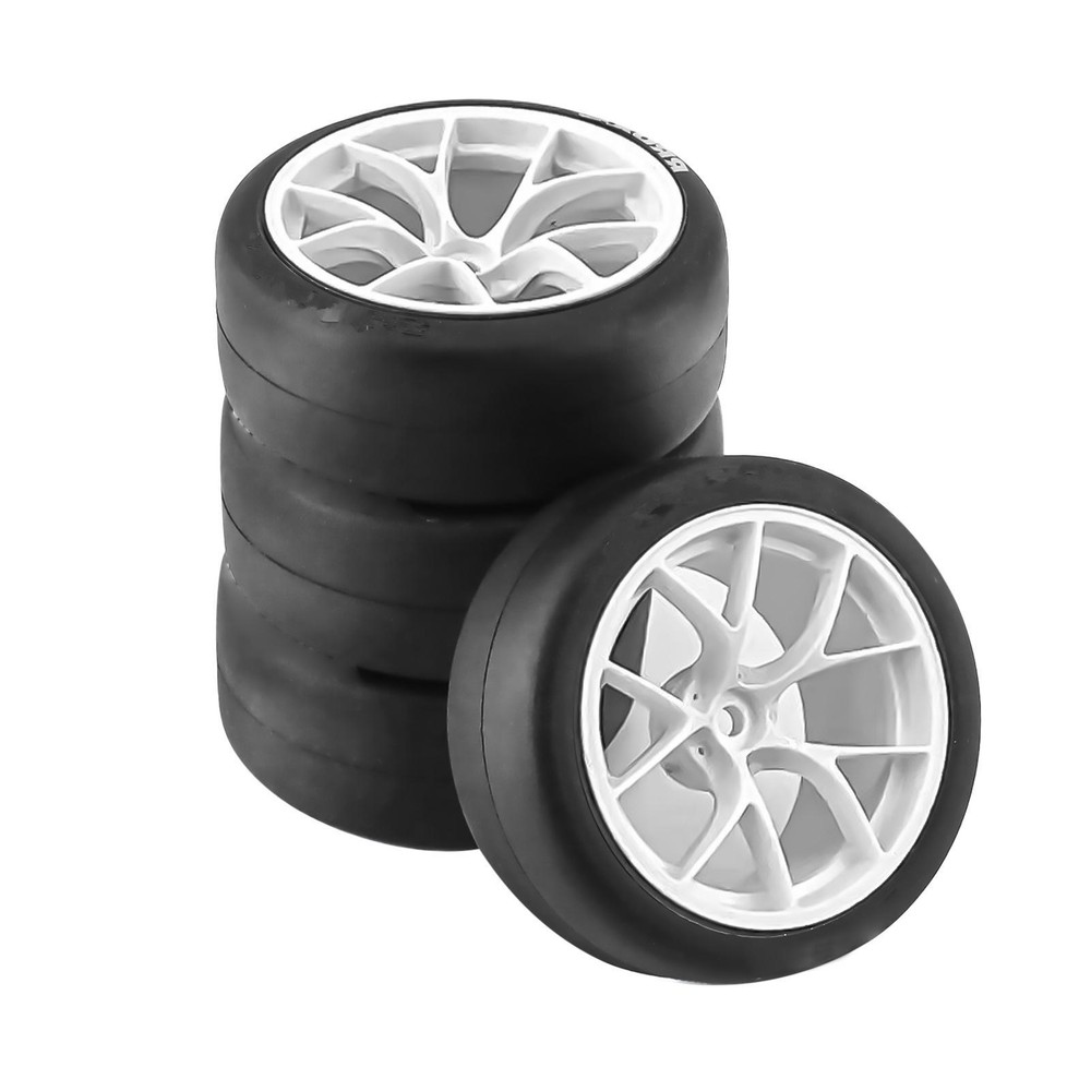 12mm Hex Hub 65mm Tires & Wheels for Tamiya TT01 TT02 XV01 HPS 1/10 RC Car