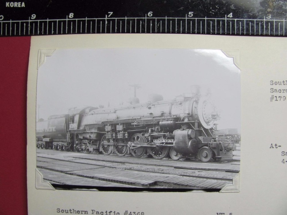 Southern Pacific Railroad 4-8-2 Locomotive #4368 San Francisco California Photo