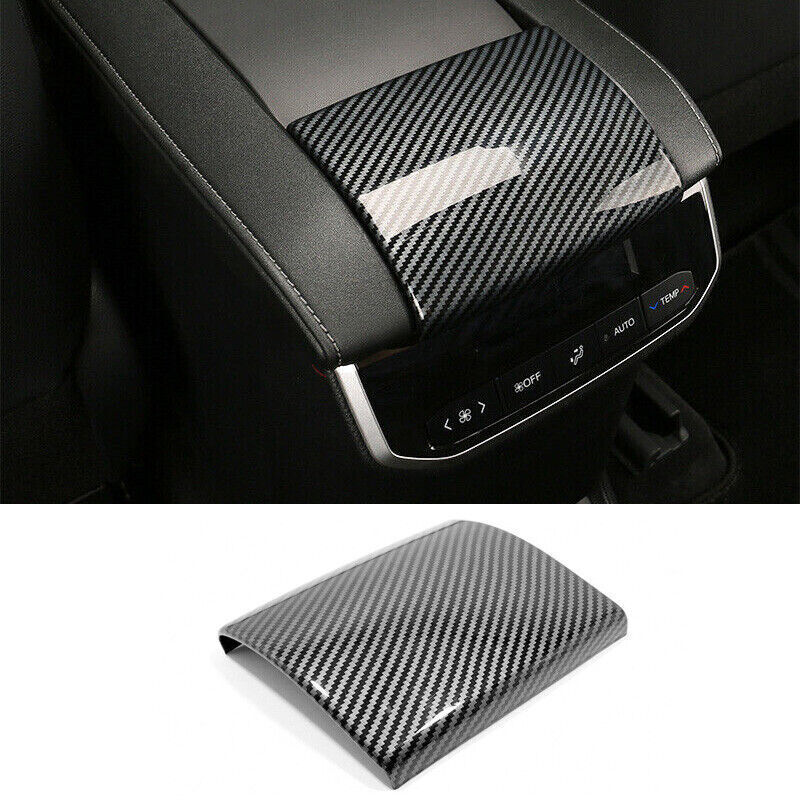 Fit For Toyota Highlander 2020-23 Carbon Fiber Center Console Armrest Box Cover