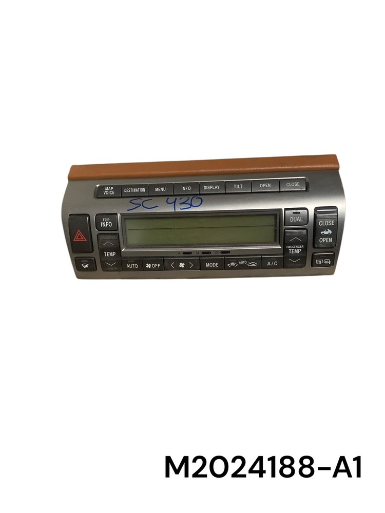 02-08 Lexus SC430 Auto Temperature Digital Climate Control Panel (55900-24260)