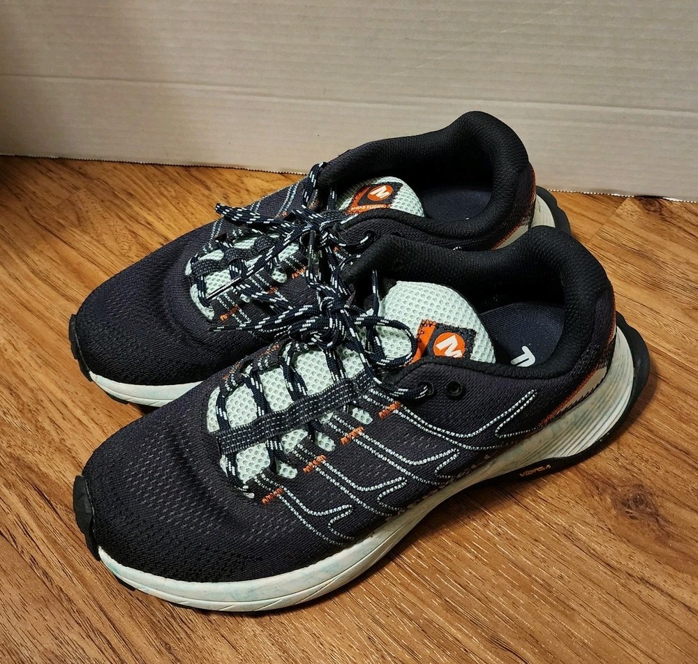 Merrell Womens Moab Flight J066816 Blue Running Shoes Sneakers Size 9