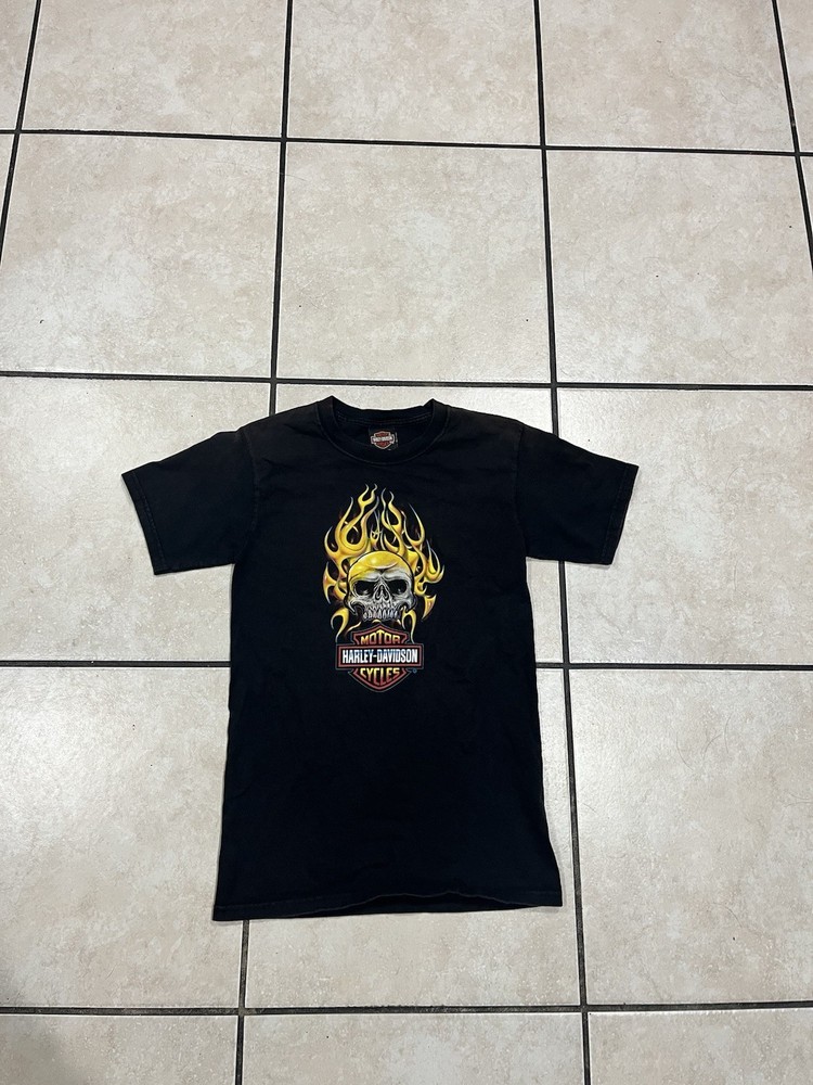 2007 Harley Davidson Skull Men’s T-Shirt Size S