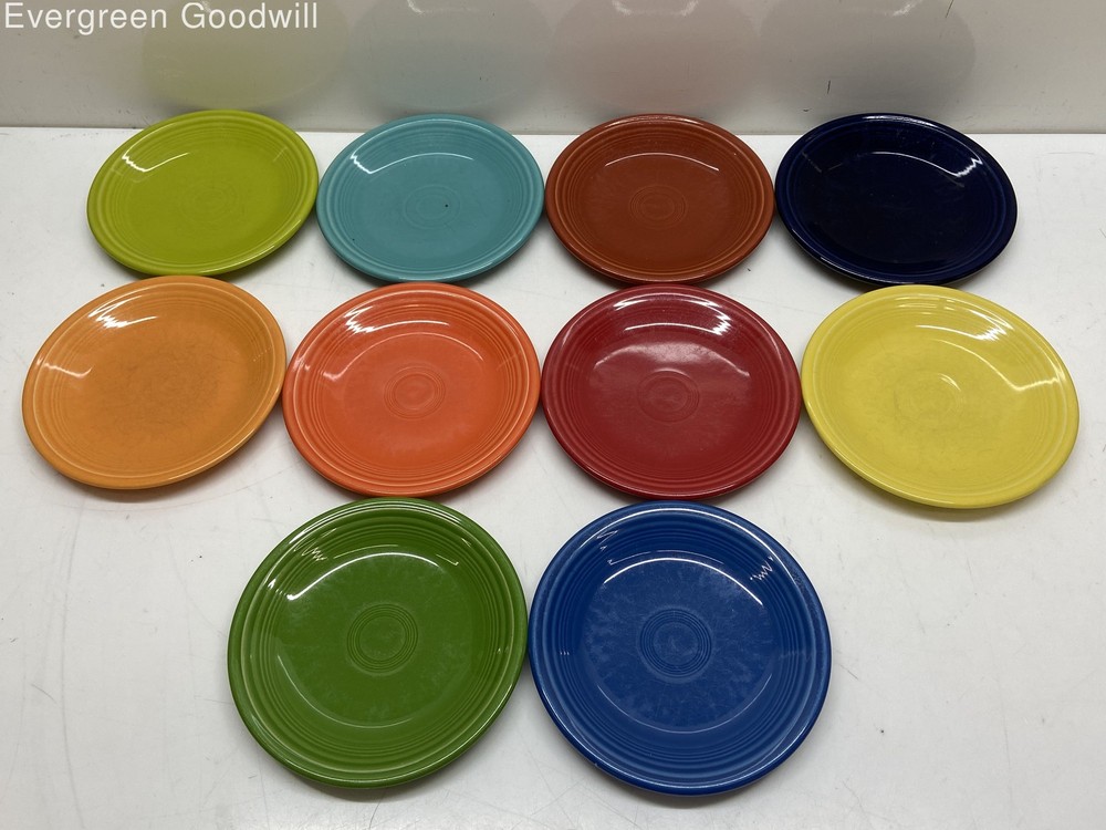 Homer Laughlin Co. - Fiestaware - Plates (Set of 10)