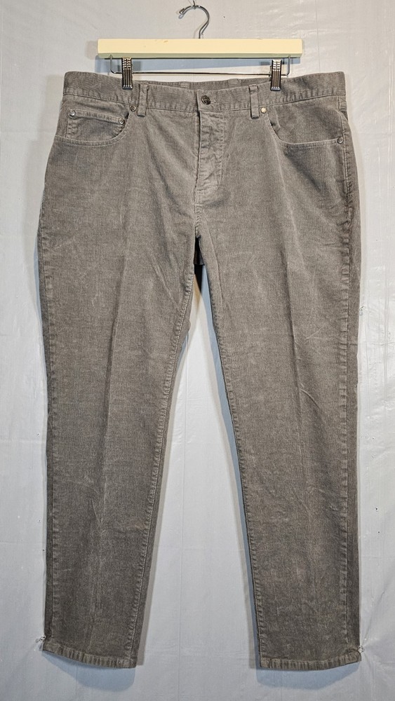 Brooks Brothers Corduroy Pants Mens 38X30* Gray Slim Fit
