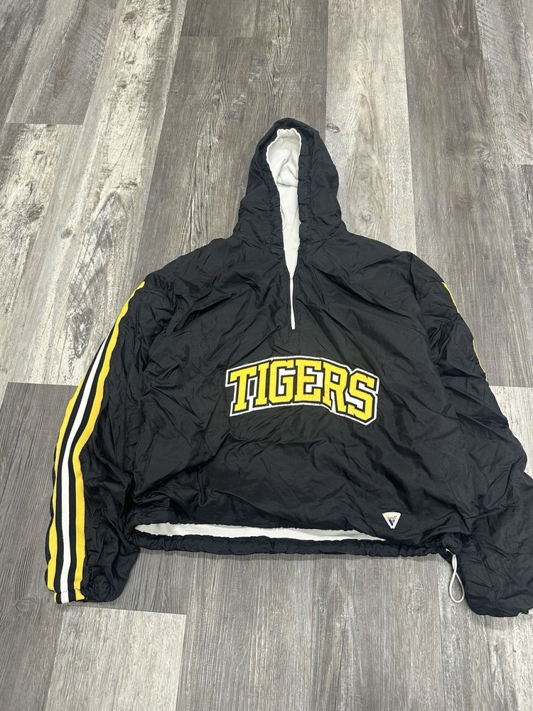 Vintage 90s Mizzou Missouri State Tigers Varsity Windbreaker Sz M Cropped MU