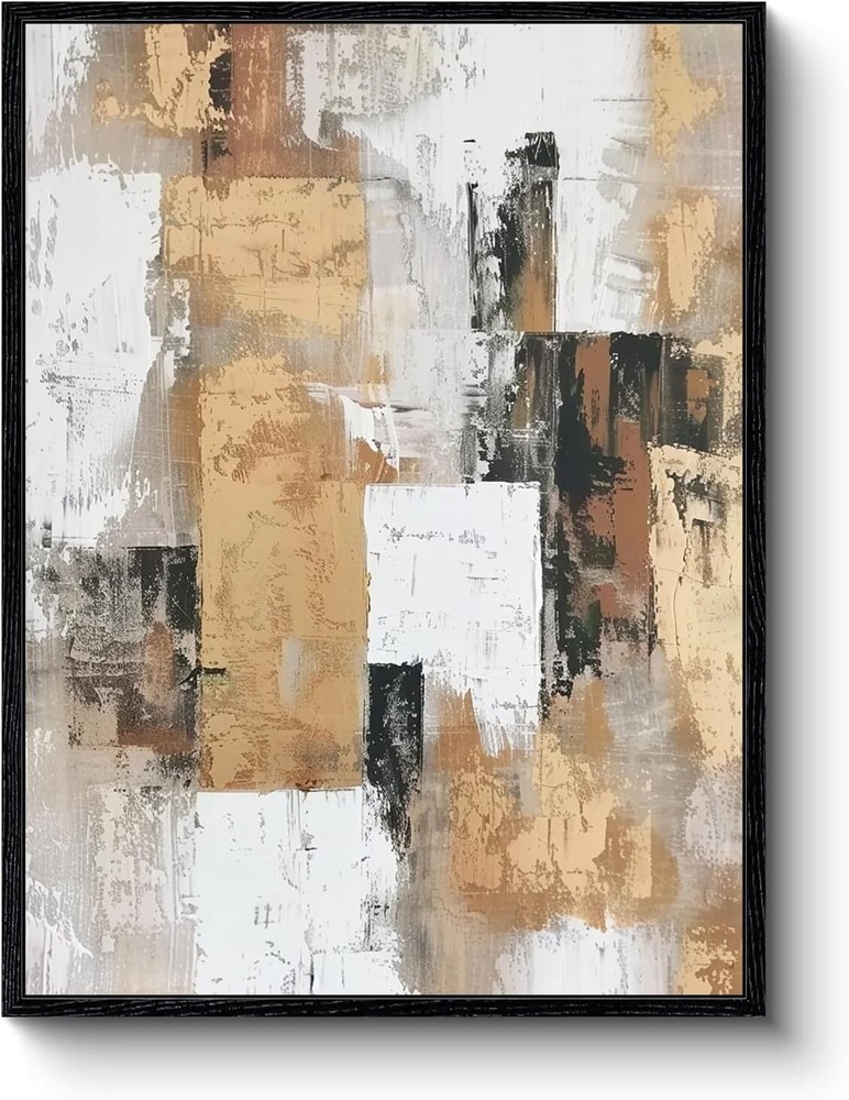 VIYYIEA Framed Canvas Wall Art, Vintage Art for 12