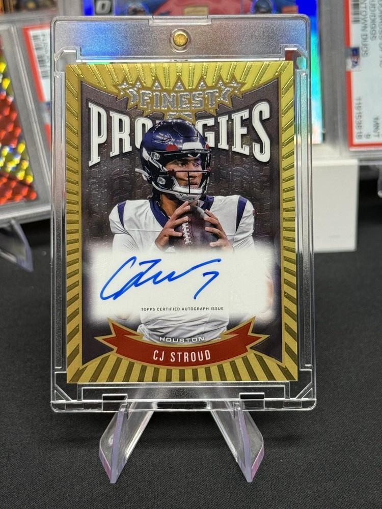 2024 Topps Finest CJ C.J. Stroud- PRODIGIES Refractor On Card Auto - Texans MINT