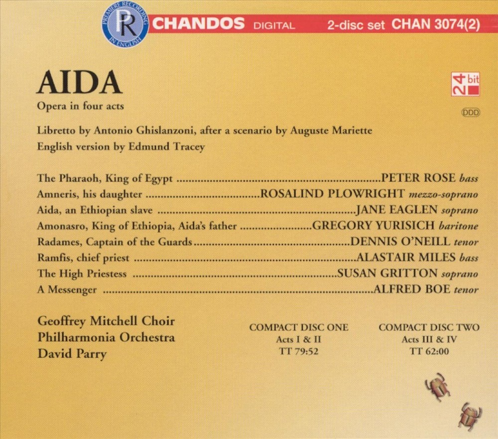 Jane Eaglen Verdi: Aida New Cd