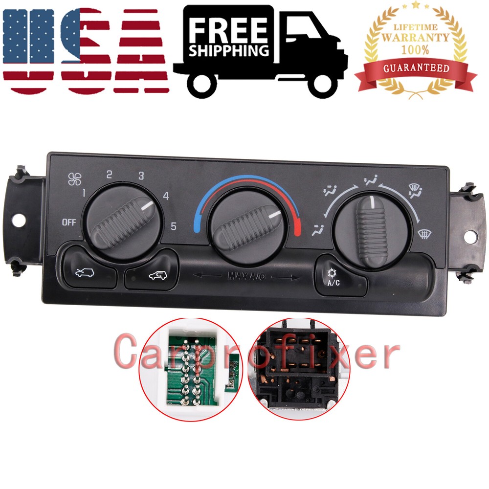 15054697 HVAC Climate Control Module Panel Fits Chevy GMC Silverado Sierra 1500