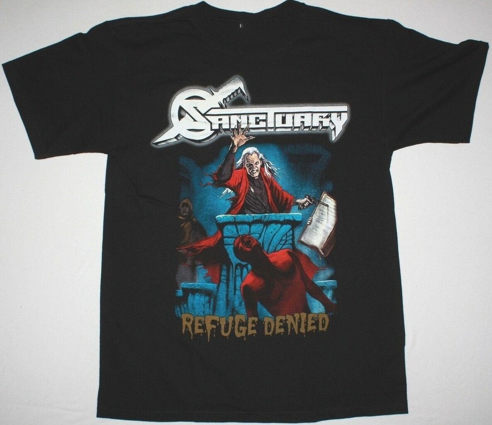 SANCTUARY BAND REFUGE DENIED NEW Rare Black Men S-234XL T-shirt MC702