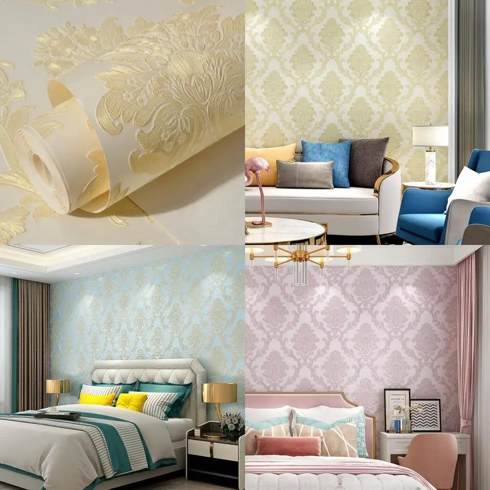 3D Textured Self Adhesive Wallpaper for TV Background Bedroom Living Room