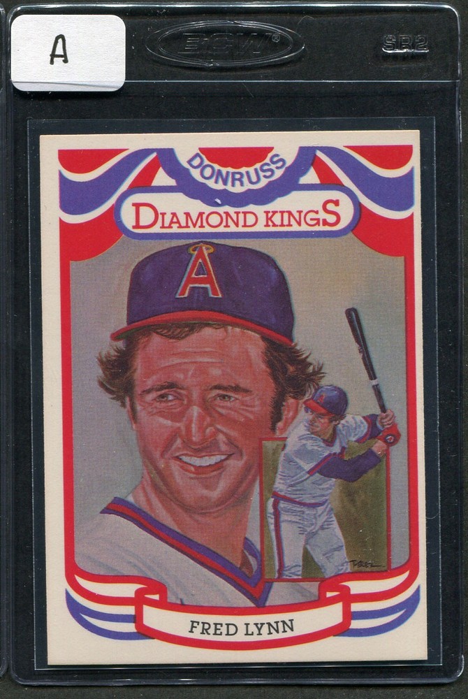 1984 Donruss Diamond Kings Fred Lynn #17 Angels Nm/mt (B)