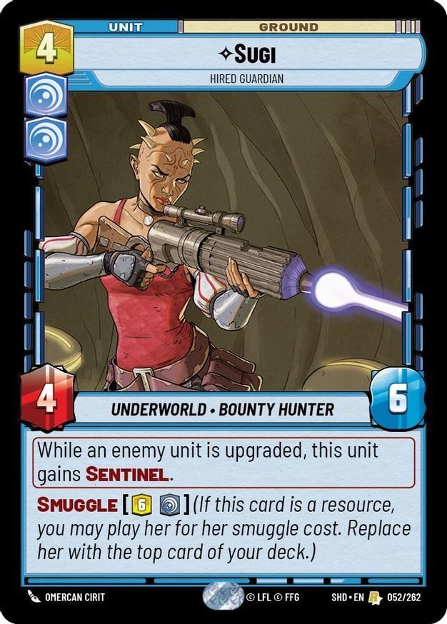 Star Wars Unlimited Sugi (52/590) Shadows of the Galaxy NM FOIL