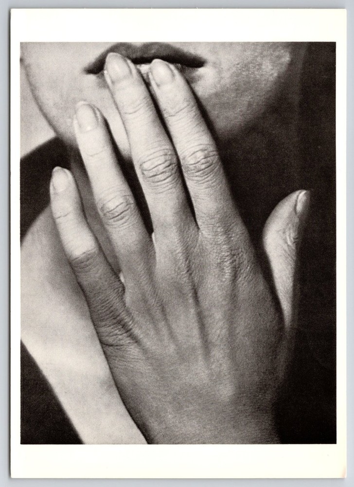Man Ray Hand on Lips 1929 Surrealist Art Photography Postcard Fotofolio