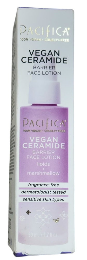 Pacifica Fragrance-Free Vegan Ceramide Face Lotion 1.7oz Moisturizer