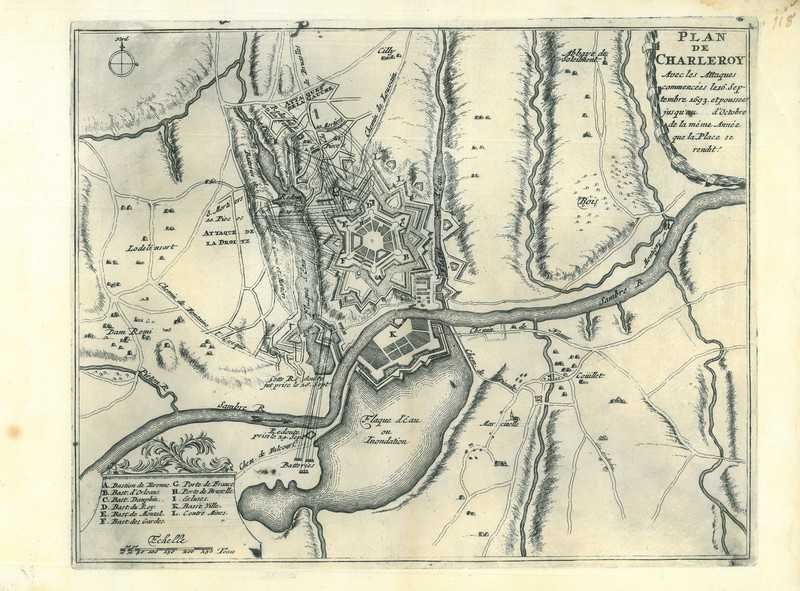 City map of Charleroi