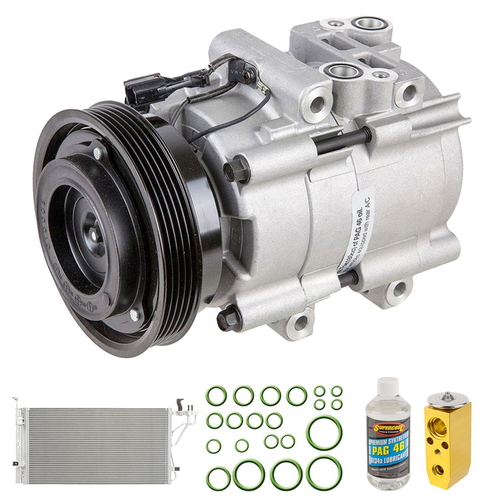 For Hyundai Sonata & Kia Optima A/C Kit w/ AC Compressor Condenser & Drier DAC