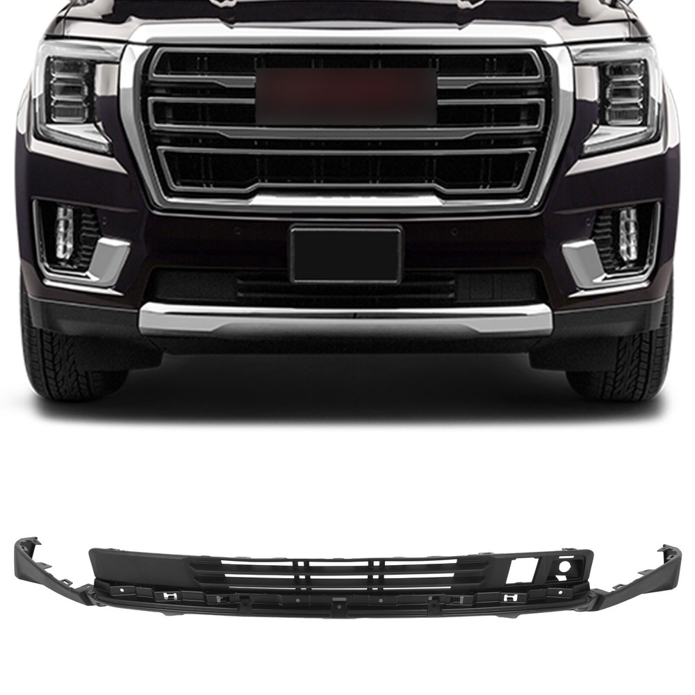 For 2001 2002 2003 GMC Yukon XL Front Lower Bumper Assemb Black Plastic