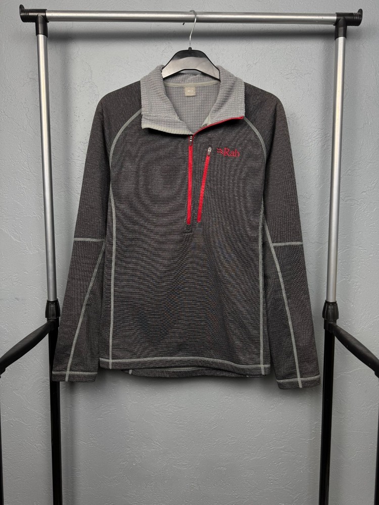 Rab Mens Rab Mens Nucleus Pull-on 1\4 Zip Fleece Jacket Size L