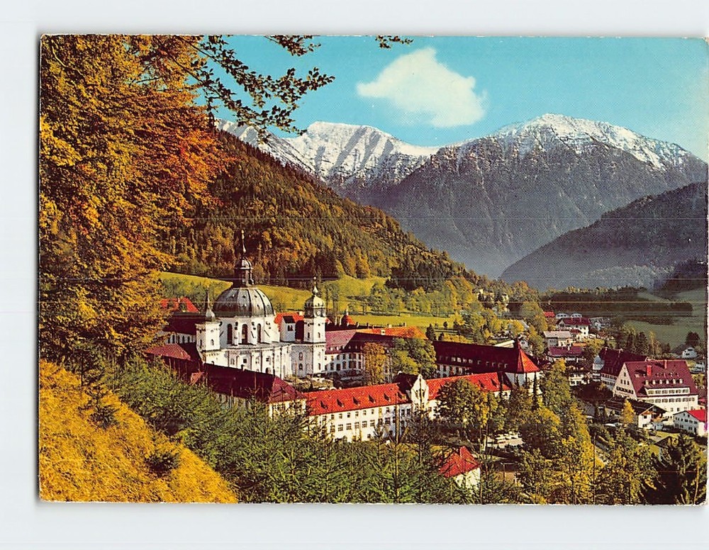 Postcard Kloster Ettal Germany