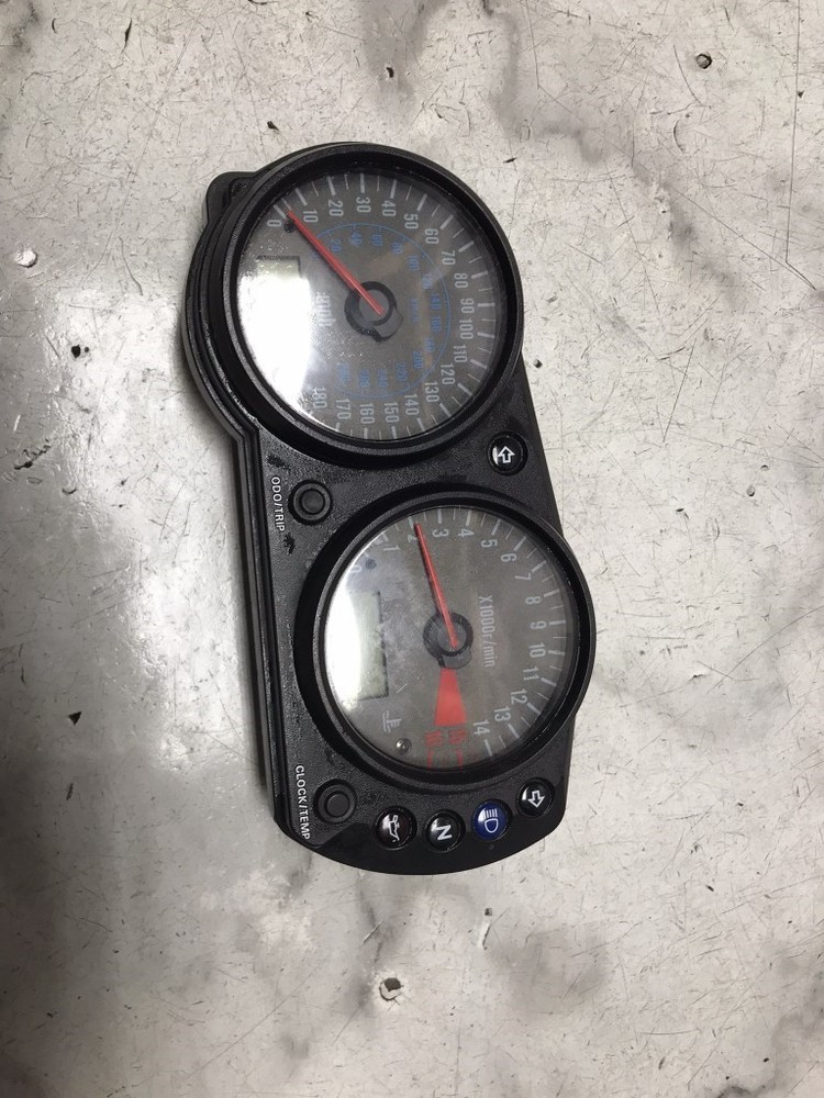 01 Kawasaki ZX6 R ZX600 Zx 600 Ninja Gauge Meter Speedometer Tachometer