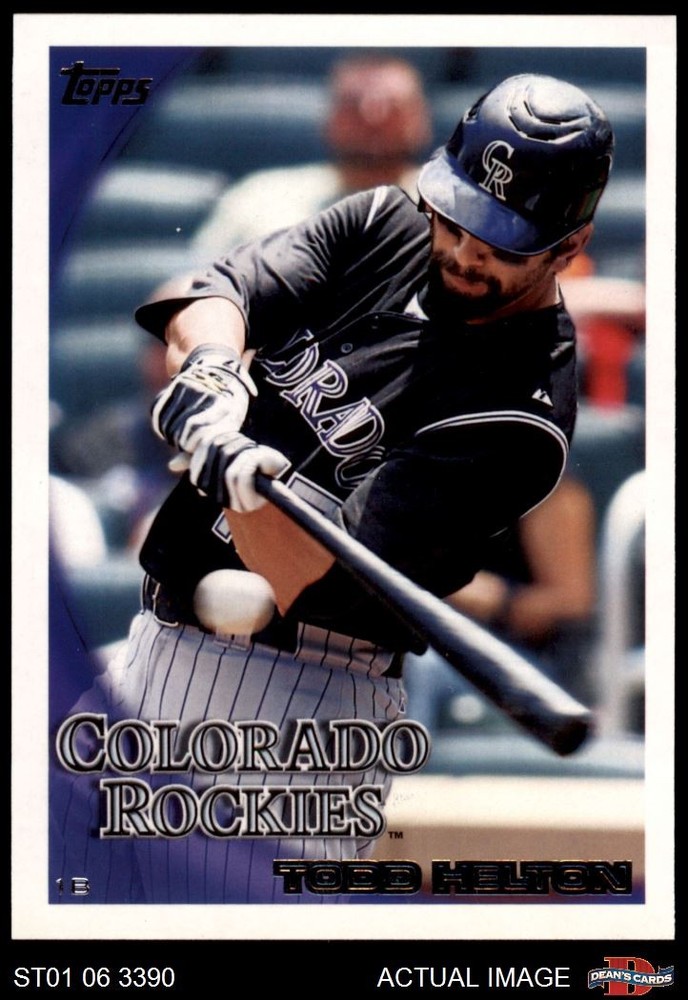 2010 Topps #509 Todd Helton Rockies HOF 8 - NM/MT
