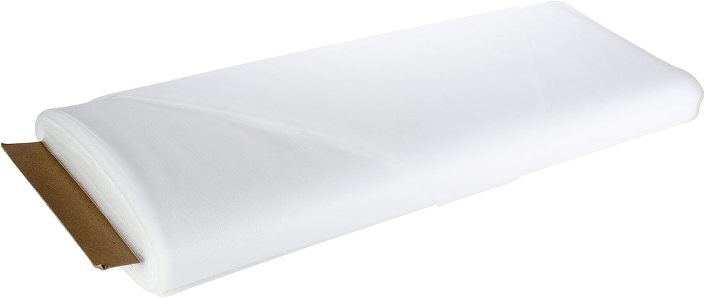 50-Yard White Diamond Net Crinoline Fabric Bolt 54-Inch Width