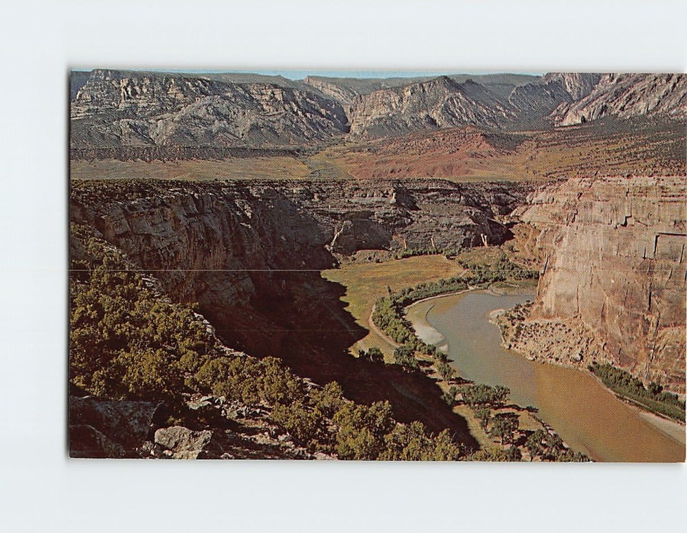 Postcard Echo Park Dinosaur National Monument Utah-Colorado USA