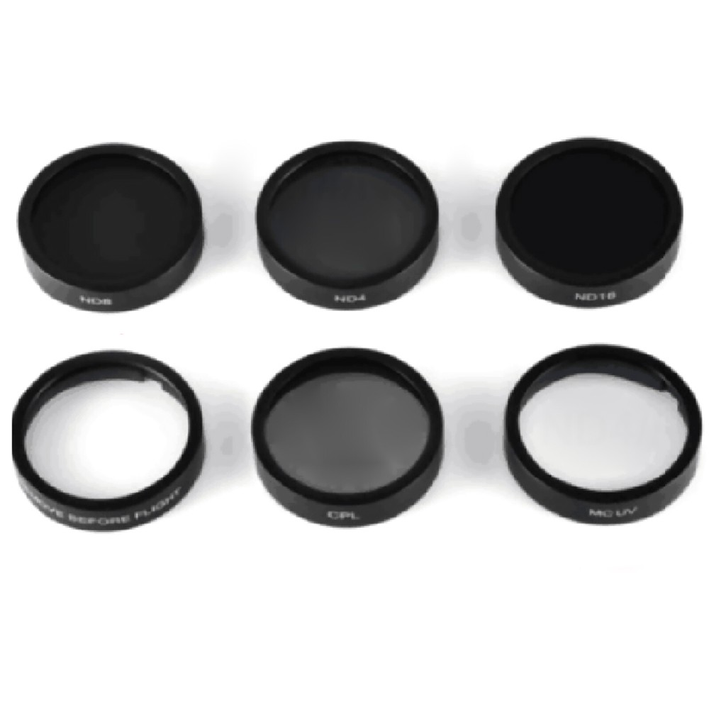 6-in-1 Camera Lens Filter Kit UV CPL ND4/8/16 for DJI Phantom 3 4K 3SE 3Pro 3S 4