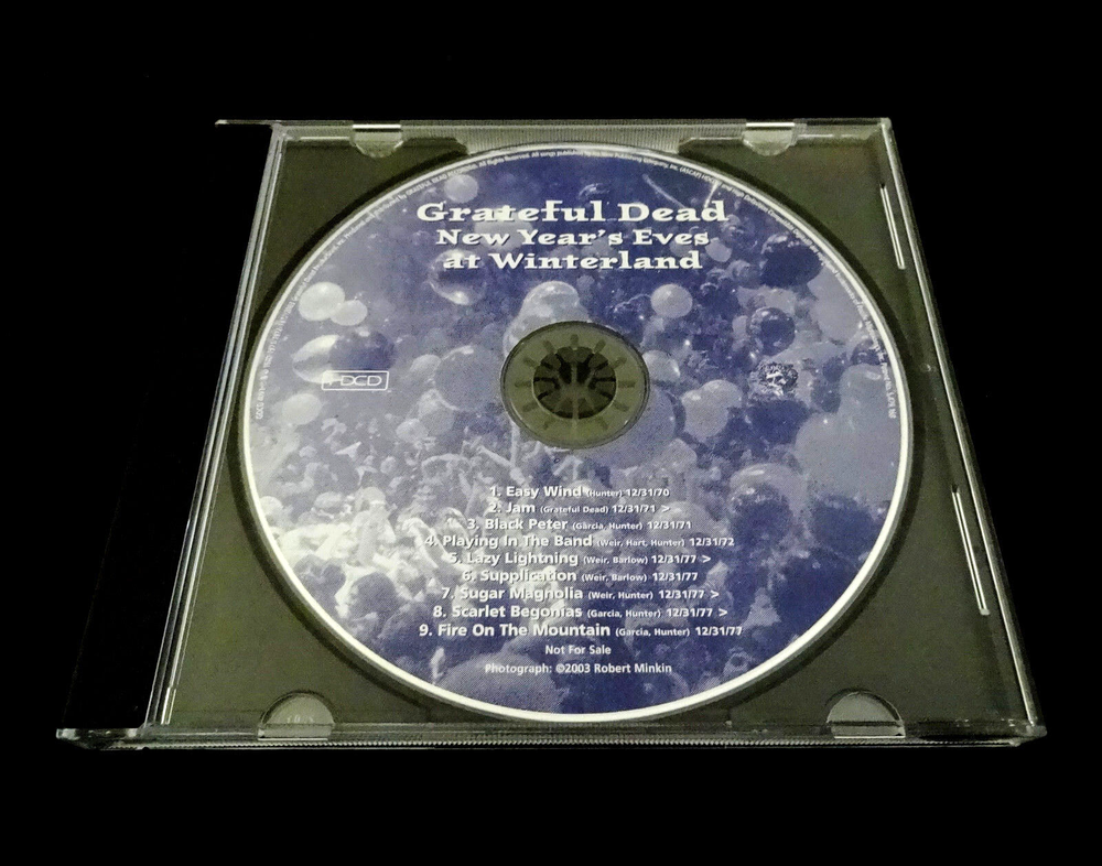 Grateful Dead Live at Winterland NYE Bonus CD 1970-1977 Concerts