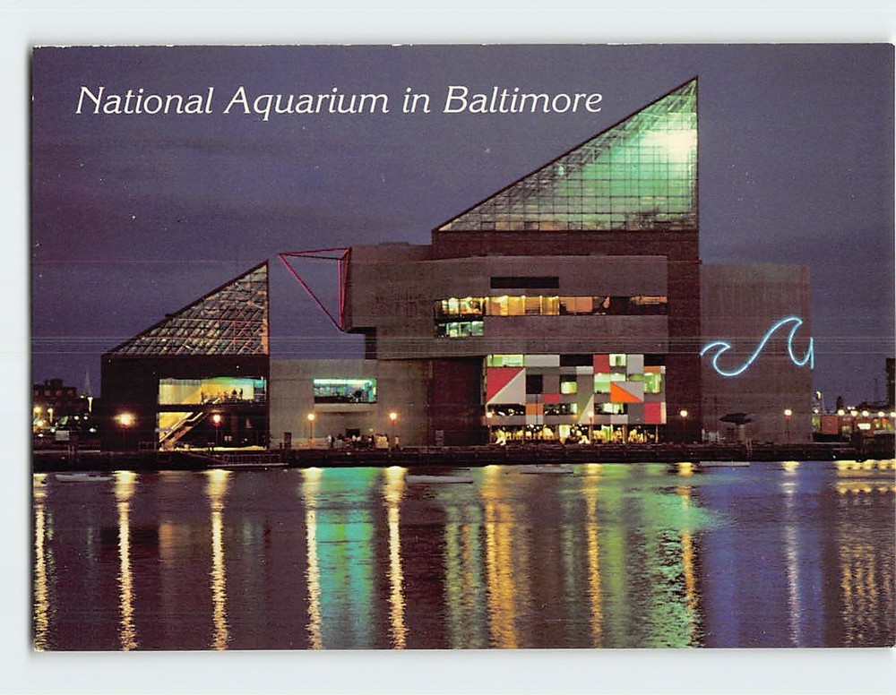 Postcard National Aquarium Baltimore Maryland USA
