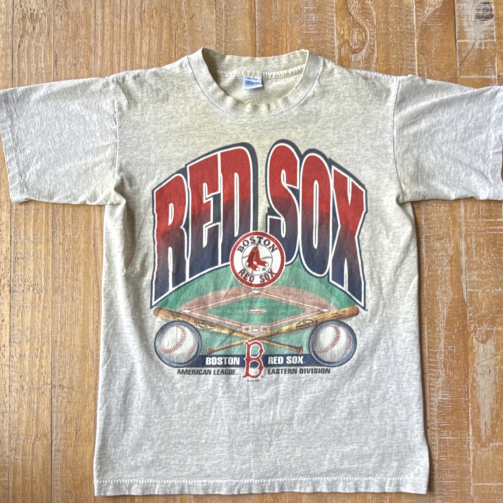 Salem Sportswear 1994 Boston Red Sox Graphic Tee Gray - VTG Medium