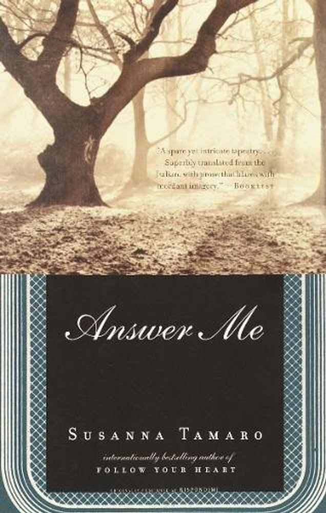 Answer Me by Susanna Tamaro (English) Paperback Book
