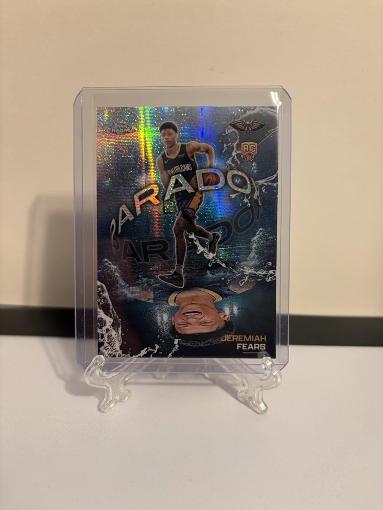 2025-26 Topps Topps Chrome Paradox Jeremiah Fears  PX-27 SSP CASE HIT PELICANS