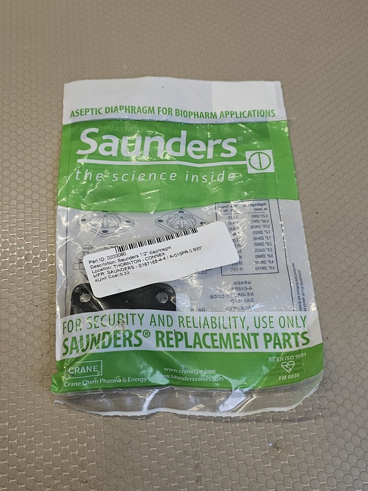 Saunders A-015PR Diaphragm 1/2