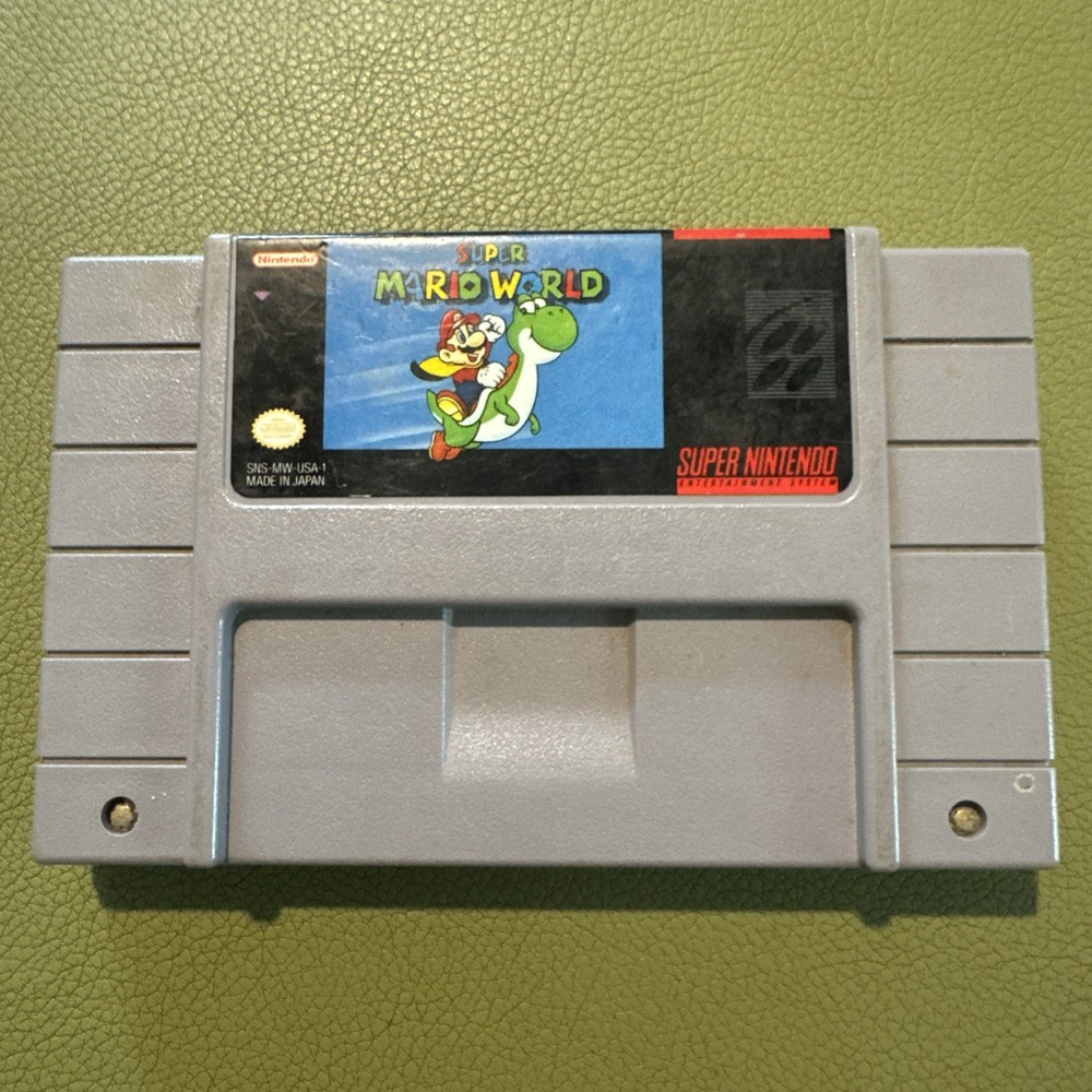 Super Mario World Super Nintendo SNES Authentic
