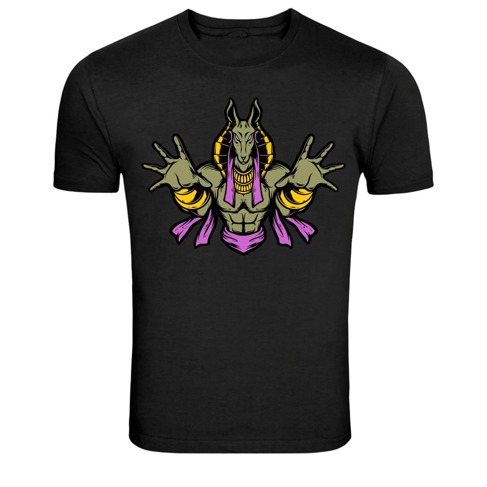 Anubis Egyptian God Dark Mythology Graphic T-Shirt