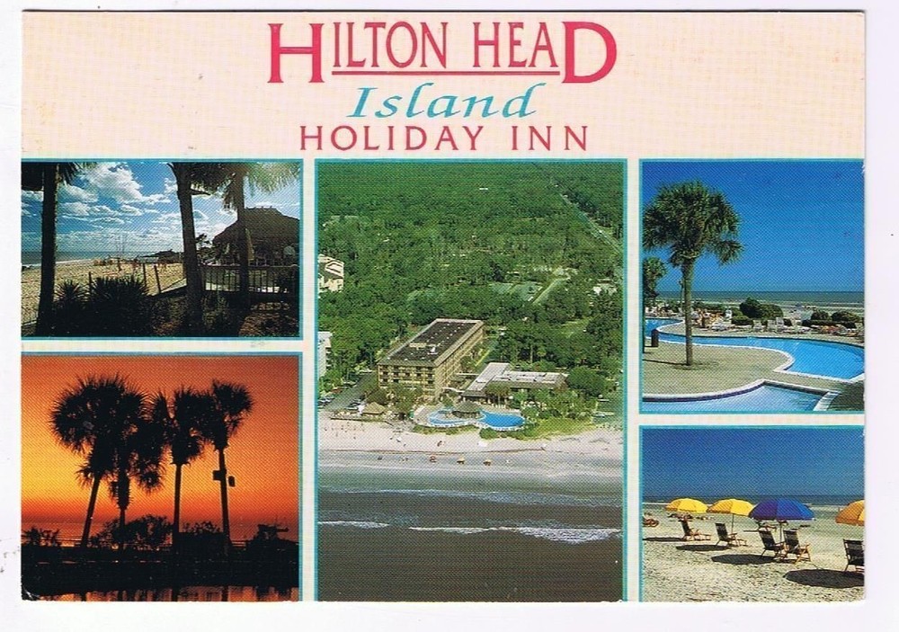 South Carolina Postcard Hilton Head Island Holiday Inn Multi