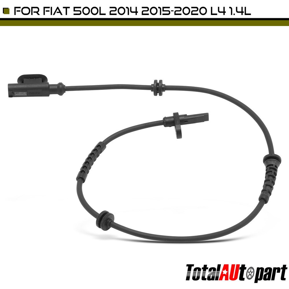 Fiat 500L 2014-2020 ABS Wheel Speed Sensor Rear Driver or Passenger Side 1.4L L4-image
