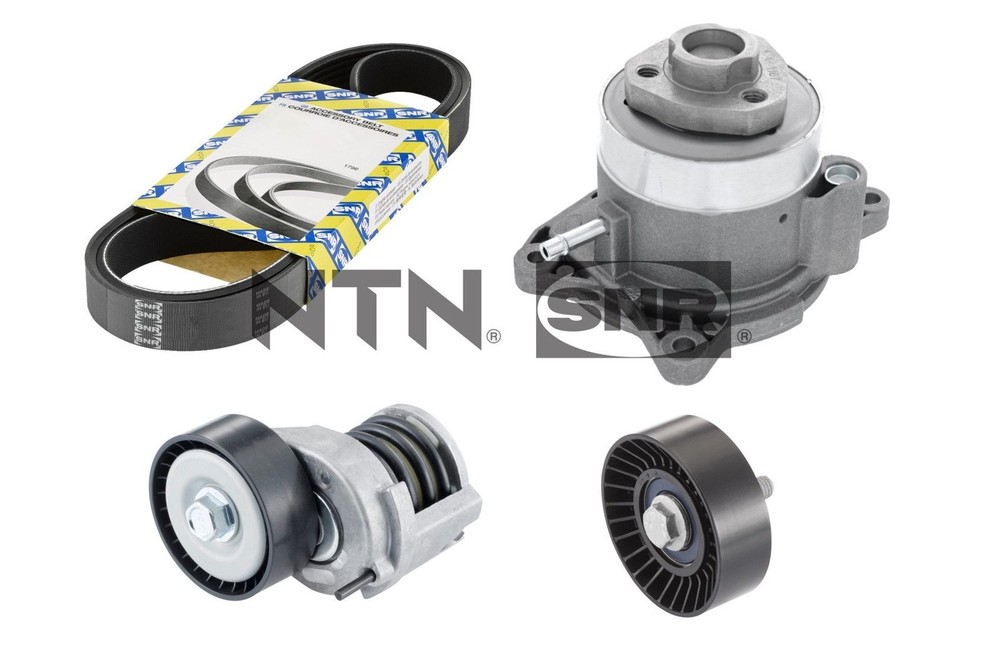 KAP857.500 SNR Wasserpumpe + Keilrippenriemensatz für AUDI,SEAT,SKODA,VW