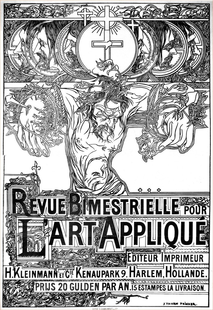 B & W Art Revue Bimestrielle Decorative Poster. Home Graphic Art Design 3825