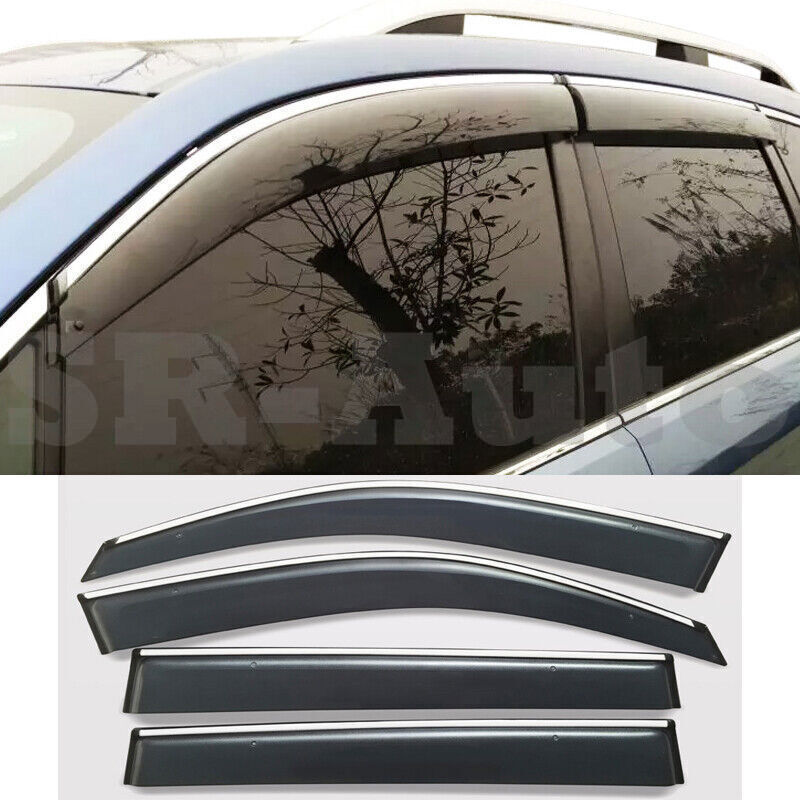 For Subaru Forester 2014-18 Window Wind Visors Sun Rain Guard Vent Deflectors 4P